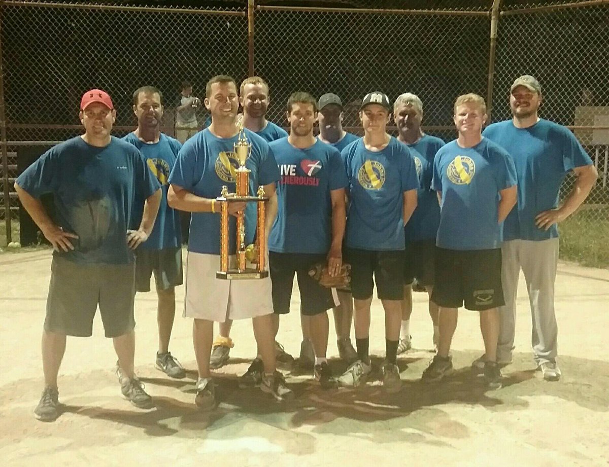 STJLS_MATTOON's tweet image. St. John&apos;s Lutheran men&apos;s softball tournament champs🏆🏆🏅We won&apos;t mention it was the &quot;B&quot; bracket. Shhhh!!😉