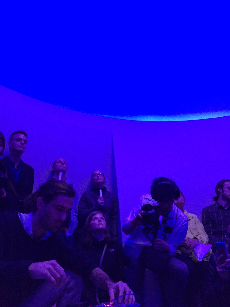a_blanton's tweet photo. Turrell with participatory sound ~ #soundwavesf https://t.co/DvZUcqkEtG