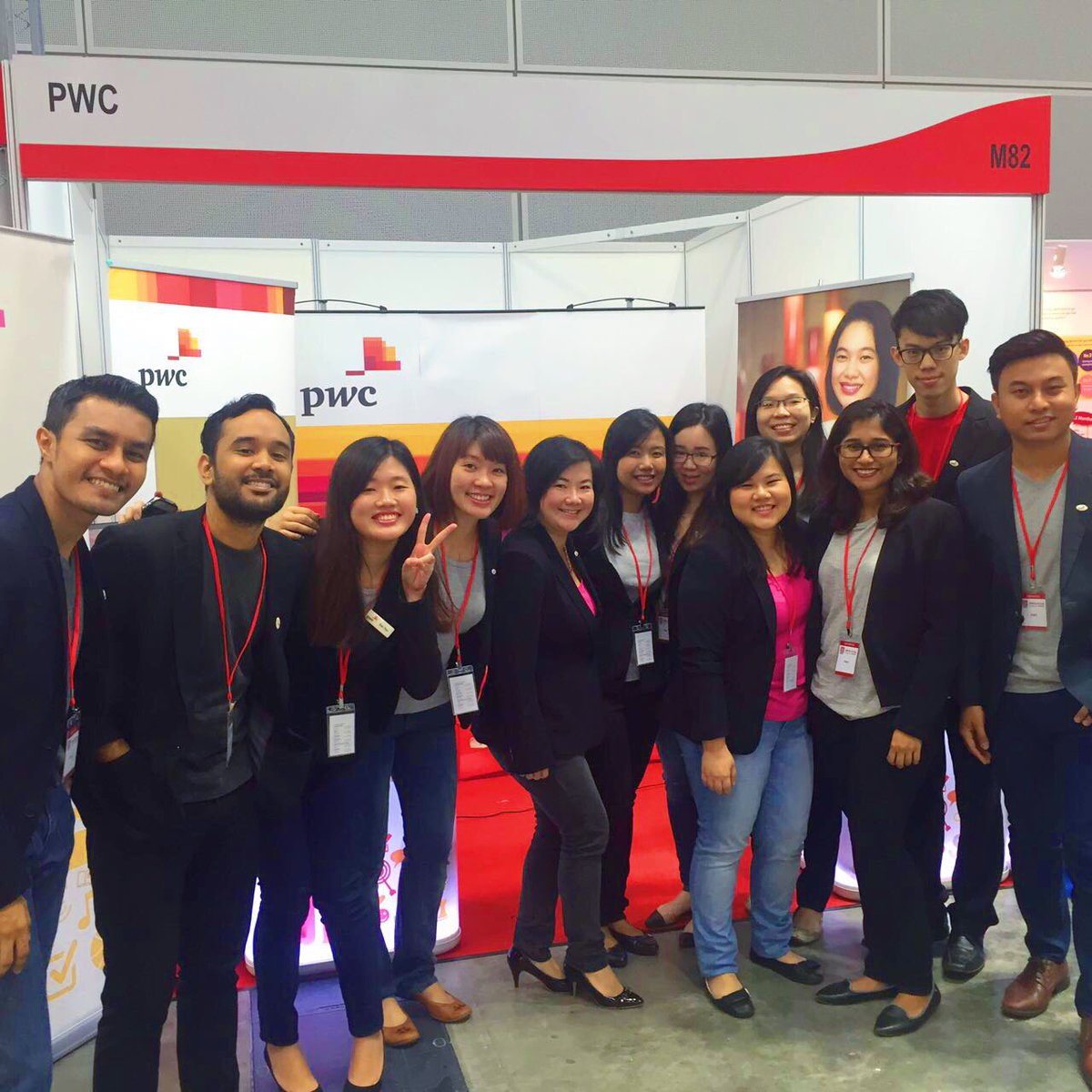 On duty with the HC team -MegaCareers&StudyFair @ KLCC @PwC_Malaysia #PwCMYIAS