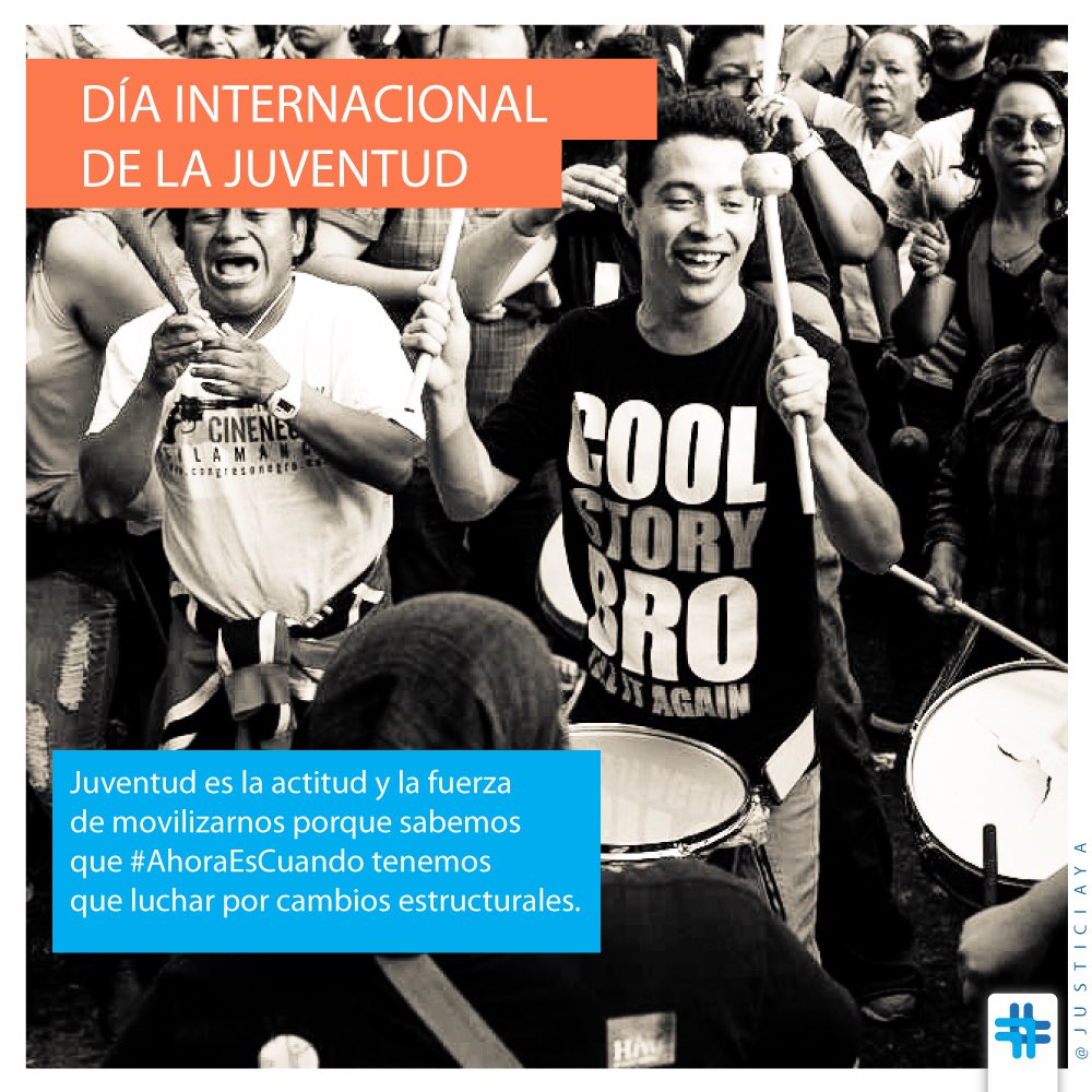 Los jóvenes tenemos la fuerza para lograr verdaderos cambios #DiaInternacionalDeLaJuventud