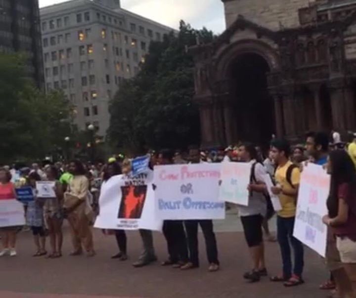 DalitChef's tweet image. Protest in Boston to support UNA @AmbedkarCaravan  #ChaloUna  facebook.com/44825489537714…