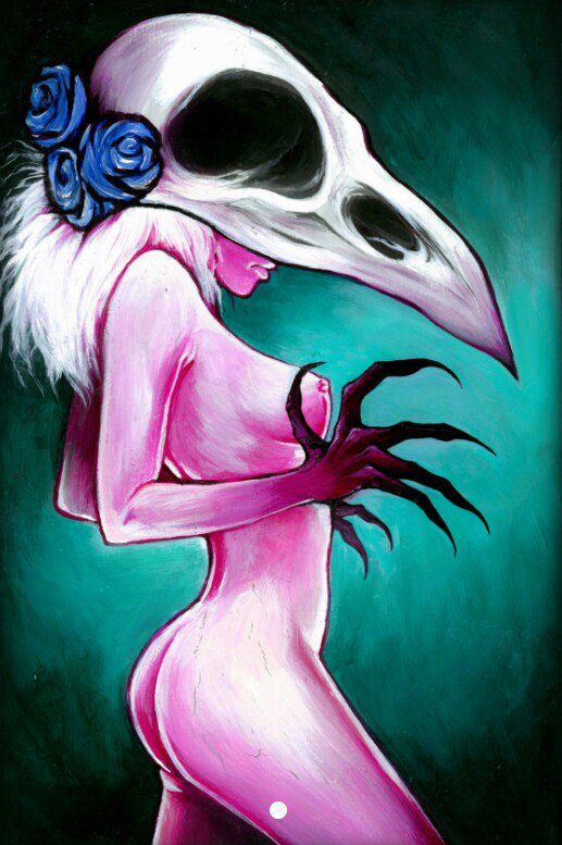 Bought prints: 'Sushi and the Boy' that I'm in LOVE with &amp; 'A Cage Went in Search of a Bird'. Art by LuxNovaStudios