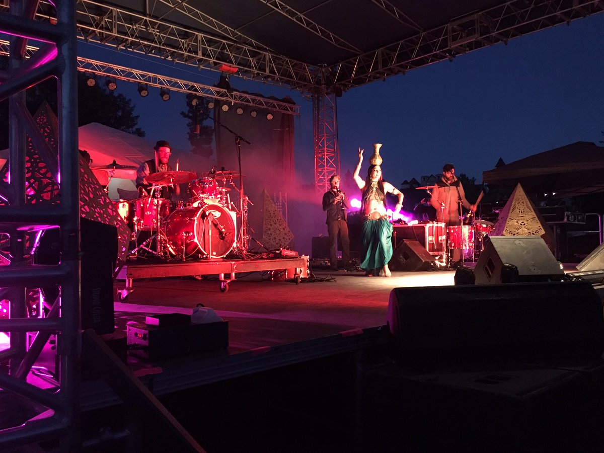 Beats Antique closing down the main stage in spectacular fashion.  #huckjam #thehuckleberryjam #beatsantique.