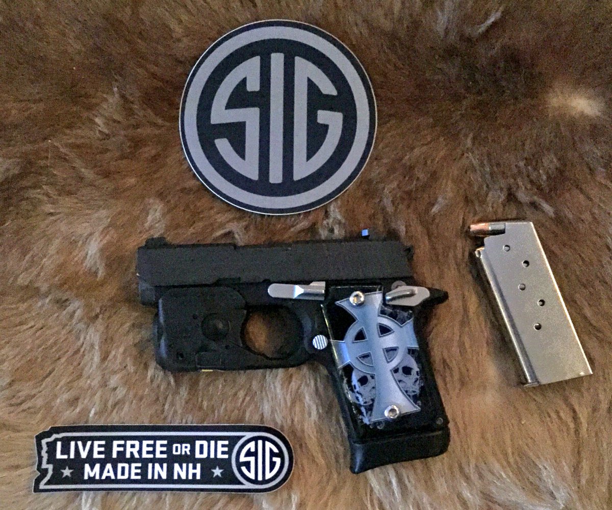 Capt_Colt's tweet photo. So I finally got a SIG 938 and customized the Shit out of it! What do you think? I love it! My new CWP for now! 👍🏻 https://t.co/0b37Xsu66U