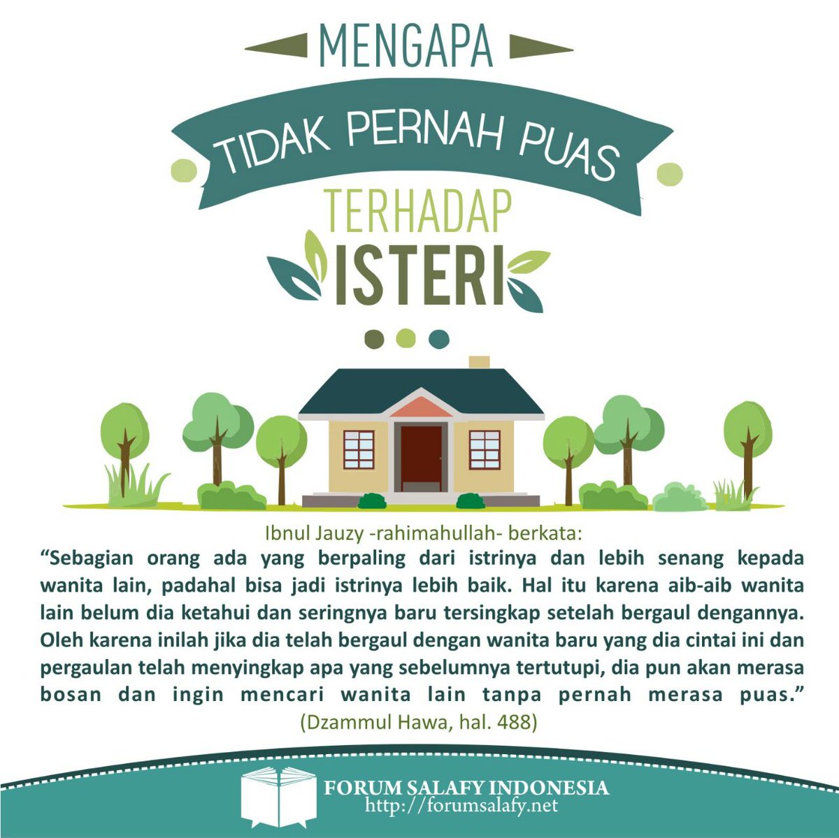 Ushulus_Sunnah's tweet photo. Mengapa tidak pernah puas terhadap istri? https://t.co/hKJ2zcNiiL
