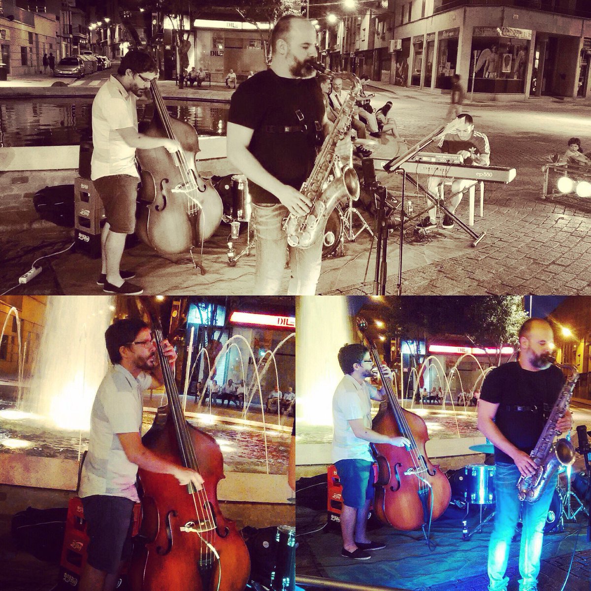 lasalchicheria's tweet photo. #musicaapiedeplaza #4inone #jazz #barriodeloeste #salamanca #lasalchichería todos los viernes de verano https://t.co/2UZYlOdnL2