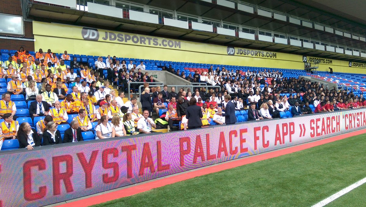 CPFC's tweet photo. 🏆 @CEO4TAG giving awards to the staff who have gone above and beyond to improve #CPFC's Visit Football standing. 🔴🔵 https://t.co/ATluovGSlS
