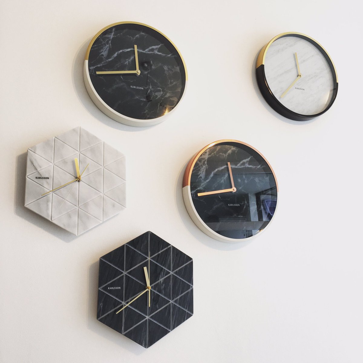 menchliving's tweet image. The marble movement👌🏻 #clock #marble #marbleclock #time #scandi #scandihome #hitchin #homestyling #copper #brass