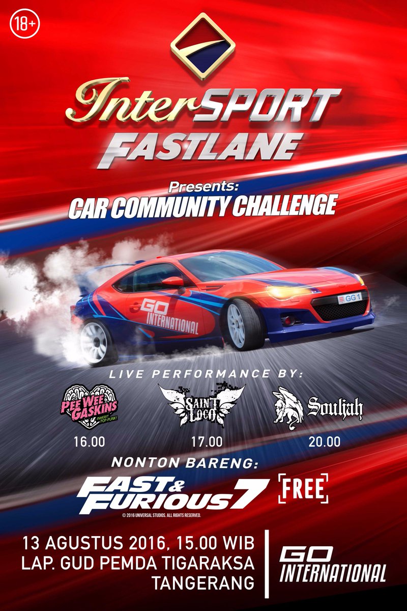souljahmusik's tweet photo. #SouljahGig : Malam ini 13/08/2016 INTERSPORT FASTLANE | Lap. GUD Pemda Tigaraksa Kab. Tangerang | 21.00 | Free https://t.co/xfx7Mv3pdg