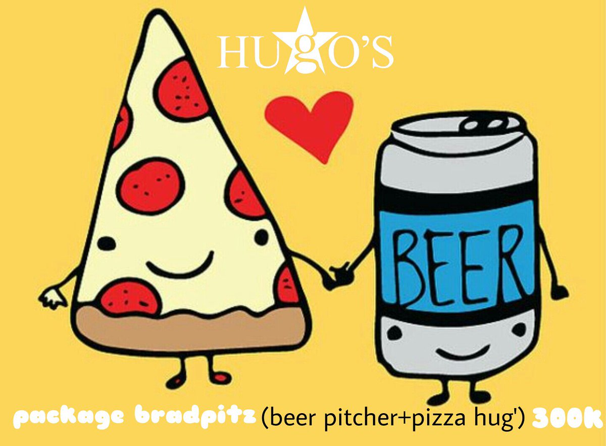 We love hugo's <a href="/HugosMalang/">Hugos Malang</a> w/ <a href="/AhonxZebua/">AhonxZebua</a> <a href="/dinar_kemana_ya/">Dinar Kah</a> <a href="/BeerAndPizzaDay/">Beer and Pizza Day!</a> <a href="/RendyBaros/">Rendy Hugo's</a> <a href="/acaraapa_com/">acaraapaDotcom</a> <a href="/dul_hug/">Hai, Dul</a>