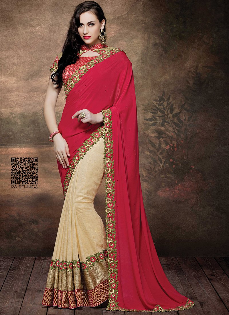 RaEthnics's tweet photo. Elegant #red and #cream #silk #designer #saree buy now only at https://t.co/ULNyIH7IGd https://t.co/eoIzd79eBk https://t.co/2IExKXCXr6