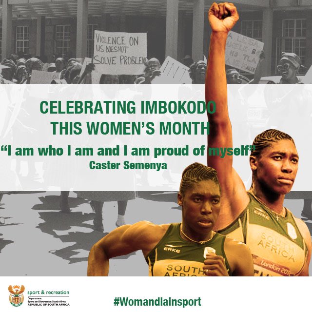 SPORTandREC_RSA's tweet photo. #TeamCaster: Imbokodo ya se Mzansi: "I am proud of myself" @caster800m #Womandlainsport #TeamSARise https://t.co/oKTaYRccNj
