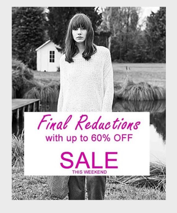 cambsstyleweek's tweet photo. In Cambridge this weekend? Don't miss your chance of grabbing an absolute bargain at @boudoirfemmeuk #CSWstyle https://t.co/5eSYGi1TiT