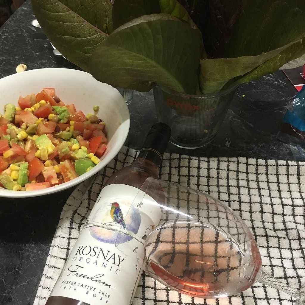 CellarHound's tweet image. The new vintage &amp;amp; new label for the @gofortheo Rosnay Freedom Preservative Free Rose has hit the shelves at @bottle…