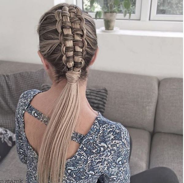 SalonServicesUK's tweet photo. @n.starck is giving us all sorts of #braidgoals with this amazing #zipperbraid 😍 #hairgoals #braid #hairinspo https://t.co/760gVYoRr0