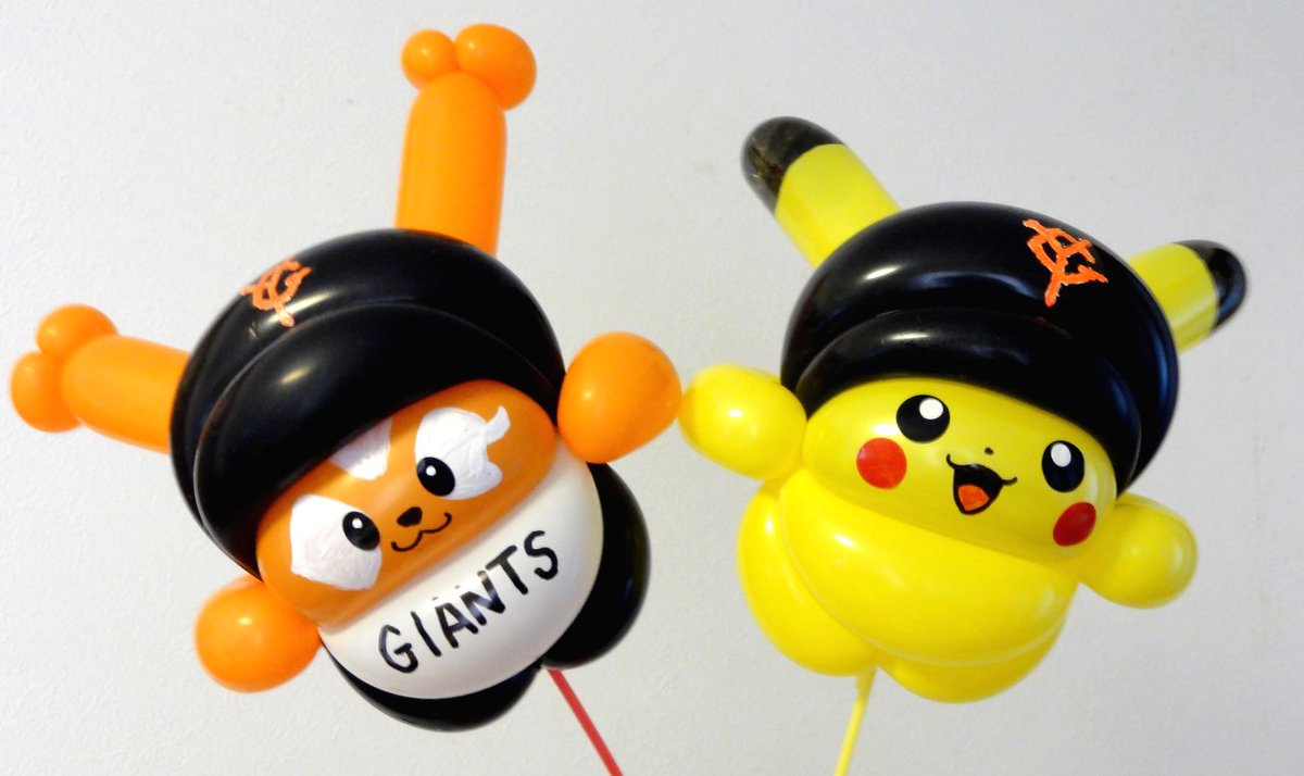 Chibicoro Balloon ツイスターズ16in広島の時にも作りましたが 色んなキャラクターでお手軽にアレンジできますので 御贔屓の球団で作ってみてくださいね 高校野球の応援にもぜひどうぞ ちびころバルーン バルーンアート