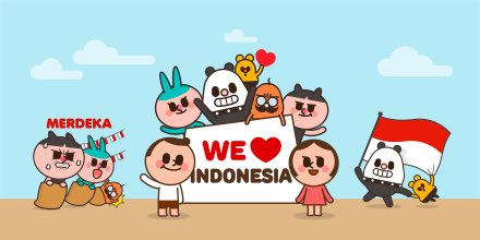 Celebrate Indonesia's Independence Day on Path with our special sticker pack! Merdeka!