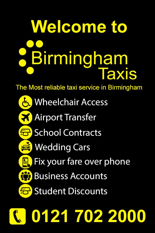 Birmingham Taxis. Info@birminghamtaxis.co.uk birminghamtaxis.co.uk