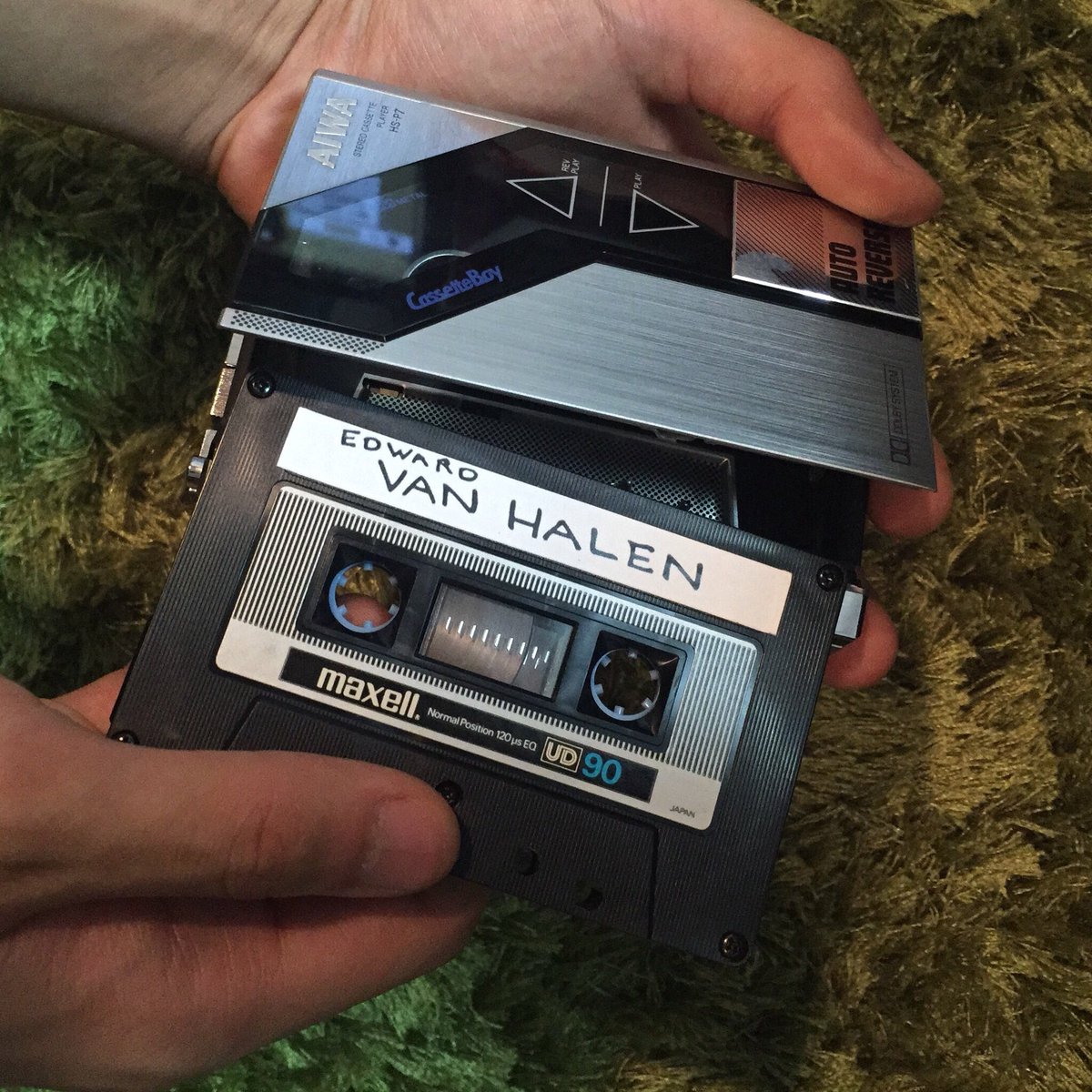 aiwa カセットプレイヤー PCR-F7 バックトゥザフューチャー BTTF