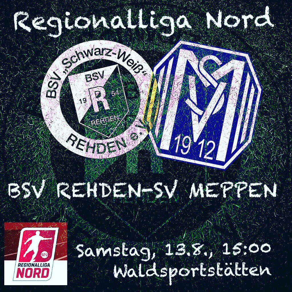 BSV_Rehden's tweet photo. Gameday! Wir freuen uns auf ein spannendes Spiel gegen den @svmeppen1912 
15 Uhr geht's los! #pureleidenschaft https://t.co/igjC4hBLCt