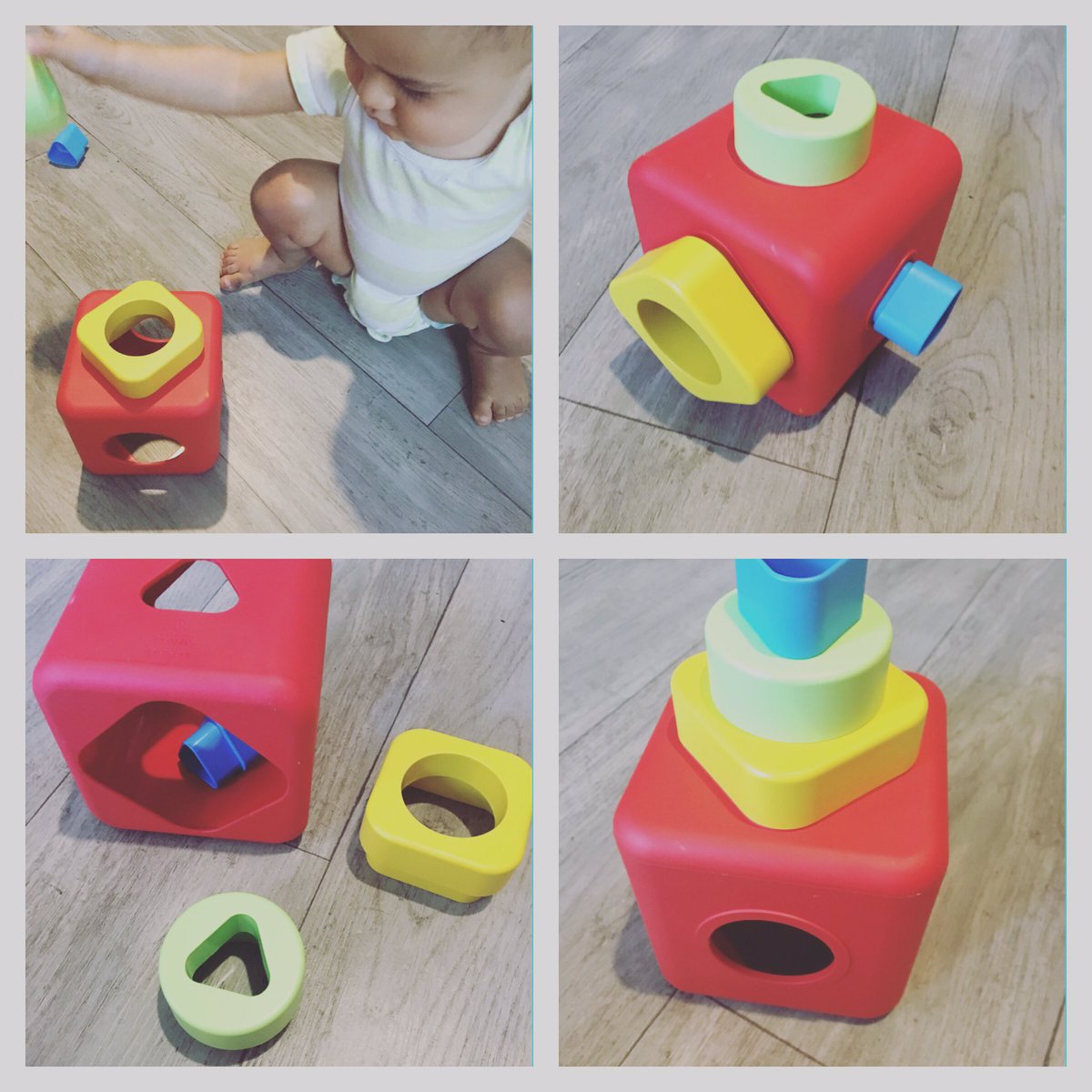 mybbshowershop's tweet photo. Séance éveil avec le cube @bioserie fabriqué avec des plantes. #éveil #bebe #jeux #bioserietoys #bio #madeofplants https://t.co/HkUim0mkd8