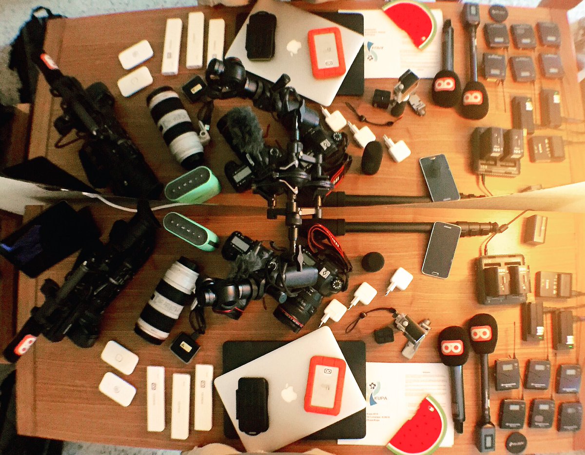 banttancanli's tweet photo. Bizim kadroda eksik yok maça hazırız #iographer #lacie #gopro #osmo #canon #sennheiser #romoss #rode #ruggard #jvc https://t.co/iwsf8MO36e