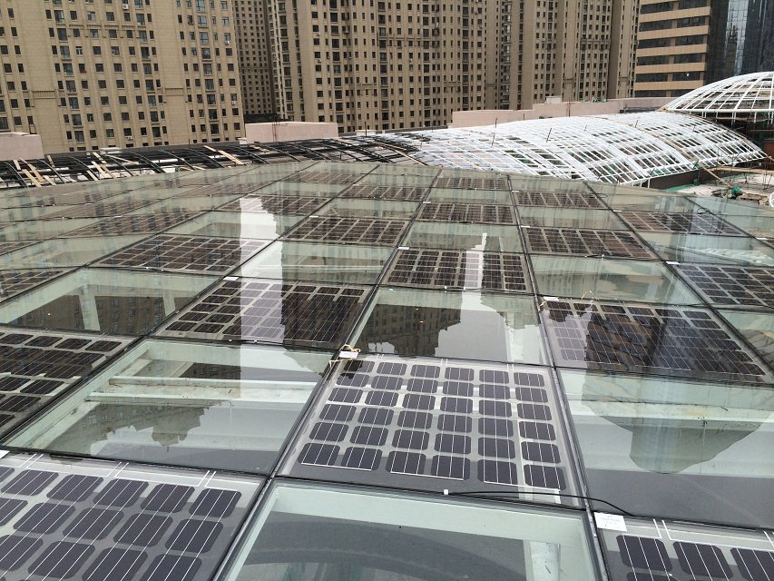 veecosolar's tweet photo. BIPV roof for Grant Mall in Harbin https://t.co/5WDcgkEwTL