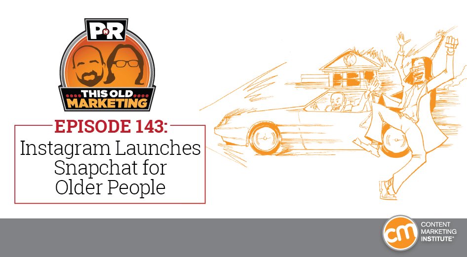 CMIContent's tweet image. This Week in Content Marketing: Instagram Launches Snapchat for Older People  contentmarketinginstitute.com/2016/08/instag…