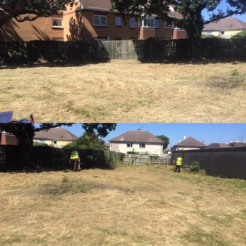 6thGosportScout's tweet photo. #newhut grass cut not. Long till the opening off our new hut https://t.co/CIRNUPrQid
