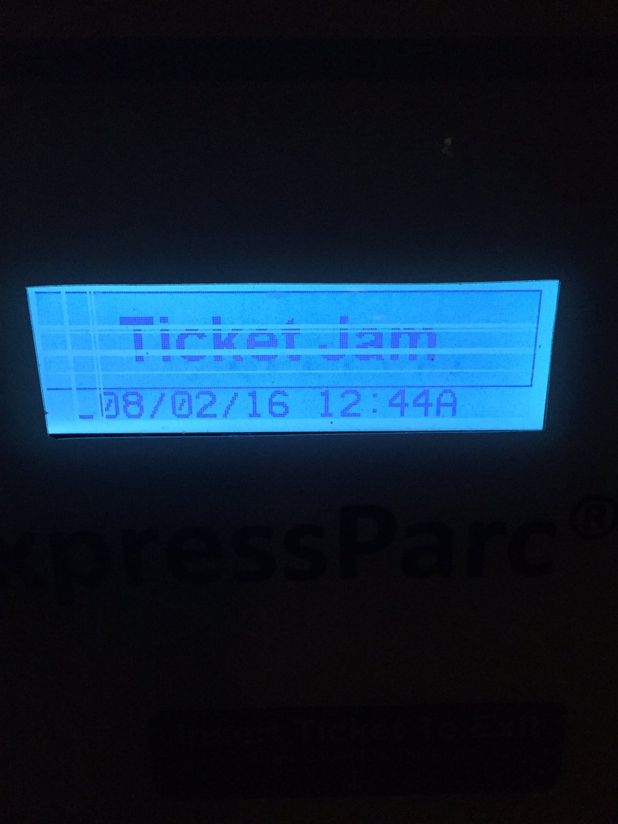 FISDevs's tweet photo. A recent fail... Stuck inside a parking garage @ 12:44am ... #paymentfails ! https://t.co/bvrCmoRvsG