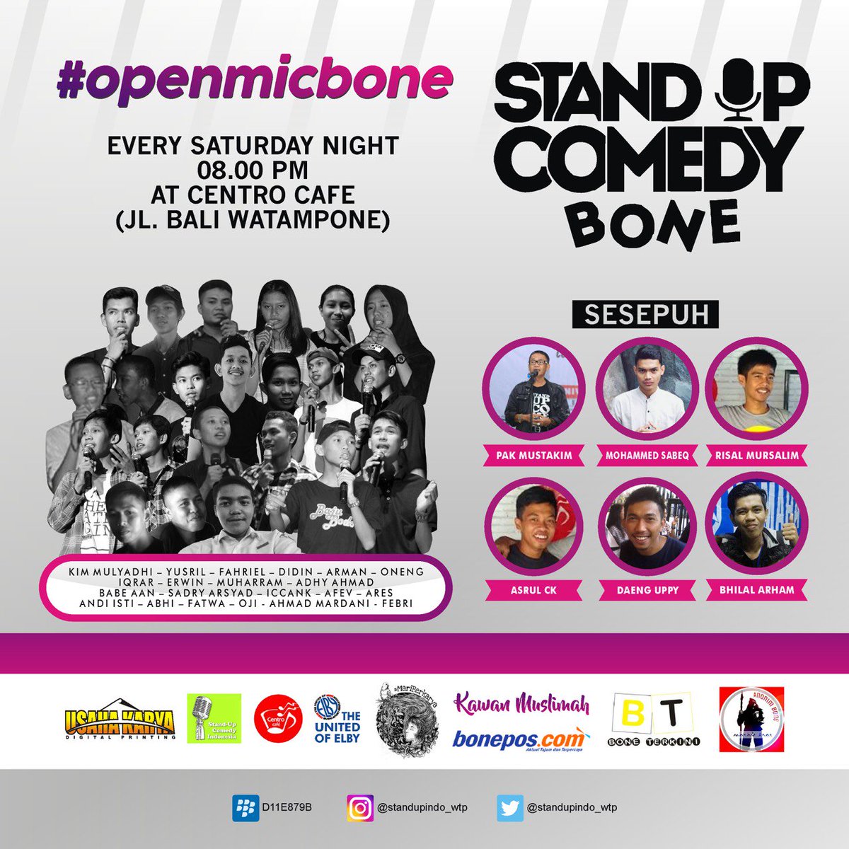 Jangan lupa.. malam minggu depan masih ada yah guys. Jangan lupa datang!