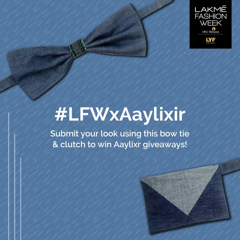 LakmeFashionWk's tweet photo. Upload a look using #LFWxAaylixir, tag @LakmeFashionWk. Take home @aaylixir giveaways!
T&amp;Cs: https://t.co/iYYZOSqJ1B https://t.co/y0Y5b0yNYs