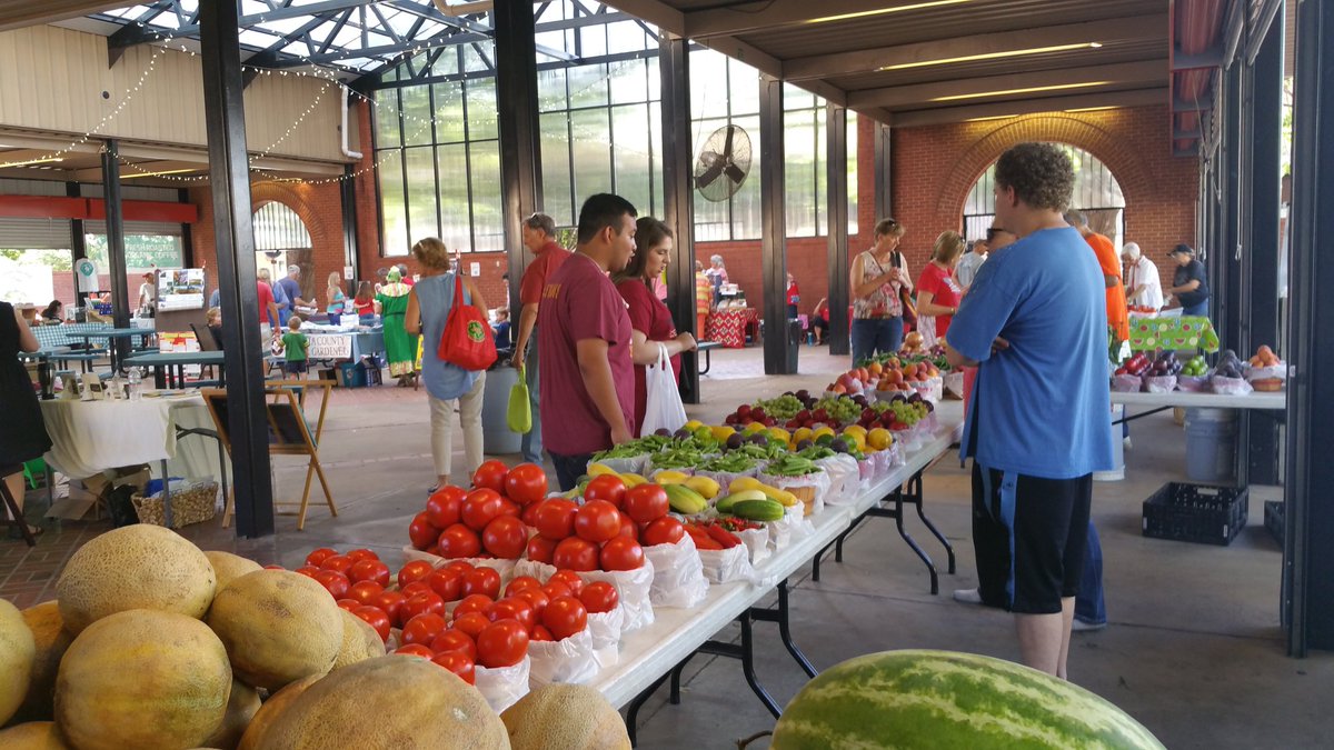 MSUTexas's tweet photo. This morning, we were 📽 filming at the @wffmarket Wichita Falls Farmer's Market for the MSU video. #ChooseWF https://t.co/PGkG9JJZUz