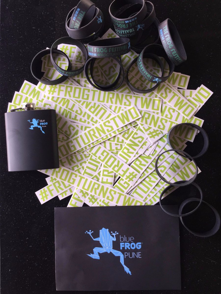 bluefrogpune_'s tweet photo. How about some #FrogTurnsTwo merchandise?? #SecondAnnivery #TheFROGFestival #SixDaysToGo https://t.co/eZ5zm8PAQv