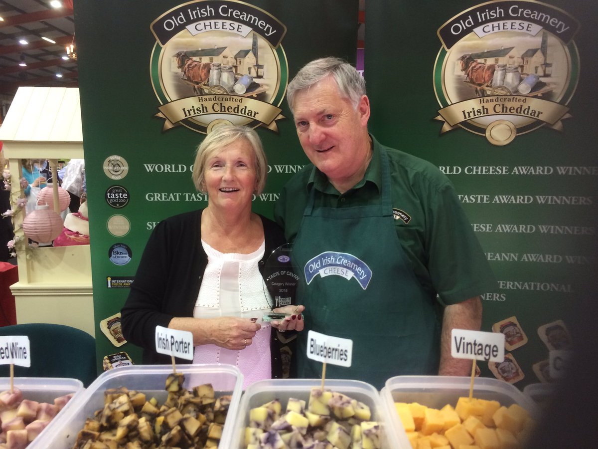 Received award for one best products at Taste of Cavan Show 😄#oldirishcheese