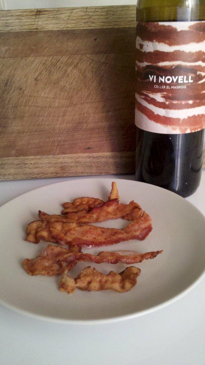 Celler El Masroig Vi Novell.... the bacon wine!