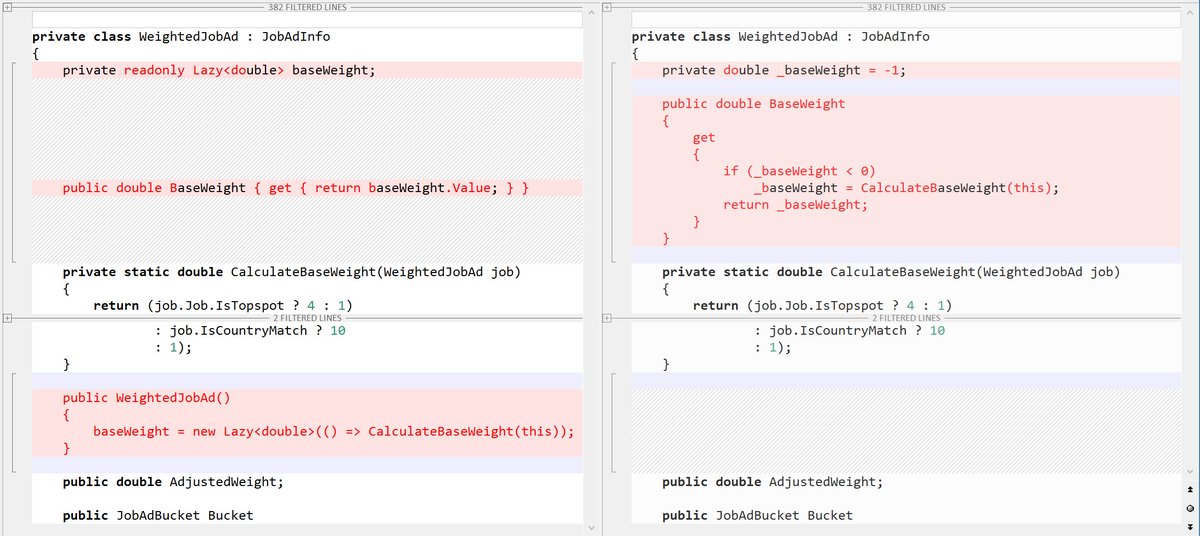 Nick_Craver's tweet photo. A daily screenshot from the Stack Overflow codebase (removing this Lazy<T> saved 6GB of RAM per server). #StackCode https://t.co/osspvbT2DI