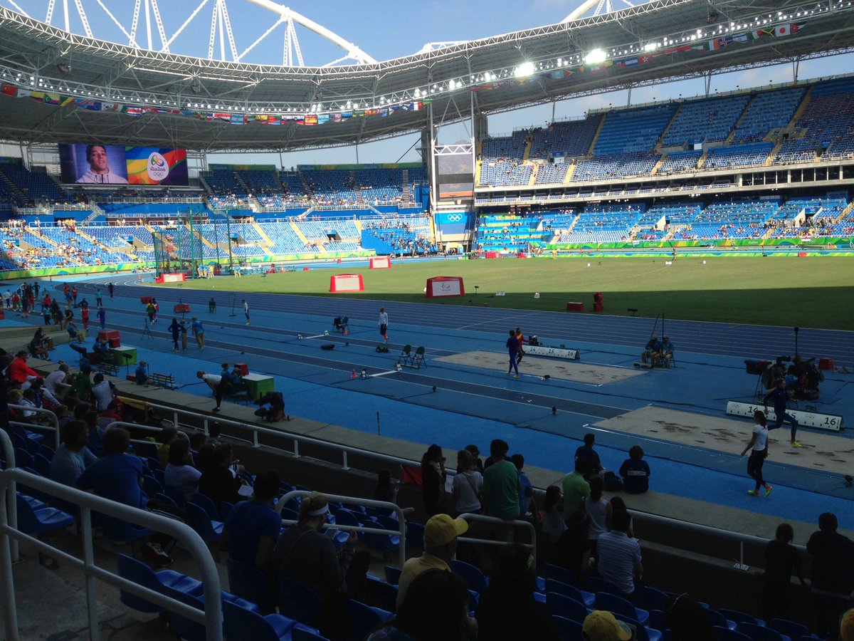 germancartaya's tweet photo. Estadio Olímpico de Engenhao. En media hora arrancan las eliminatorias del salto triple, con Yulimar Rojas #VEN https://t.co/JBIcfQSiK2