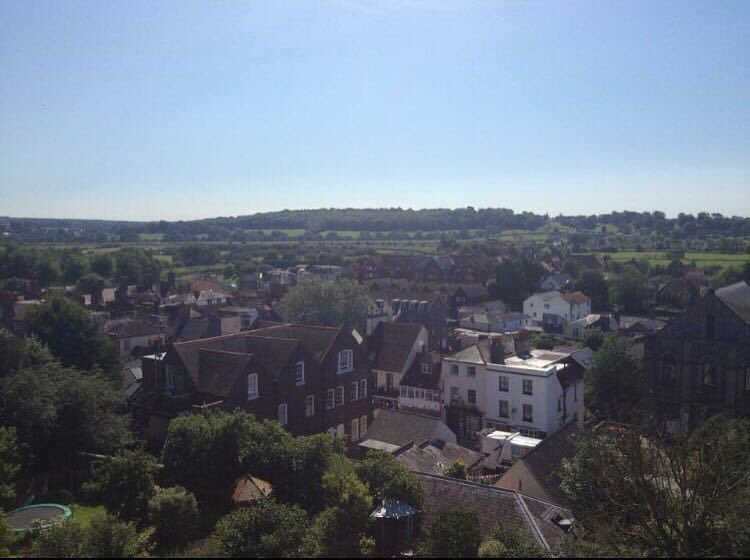 Swanton_Sam's tweet image. Interesting perspectives of Arundel from our latest scaffold