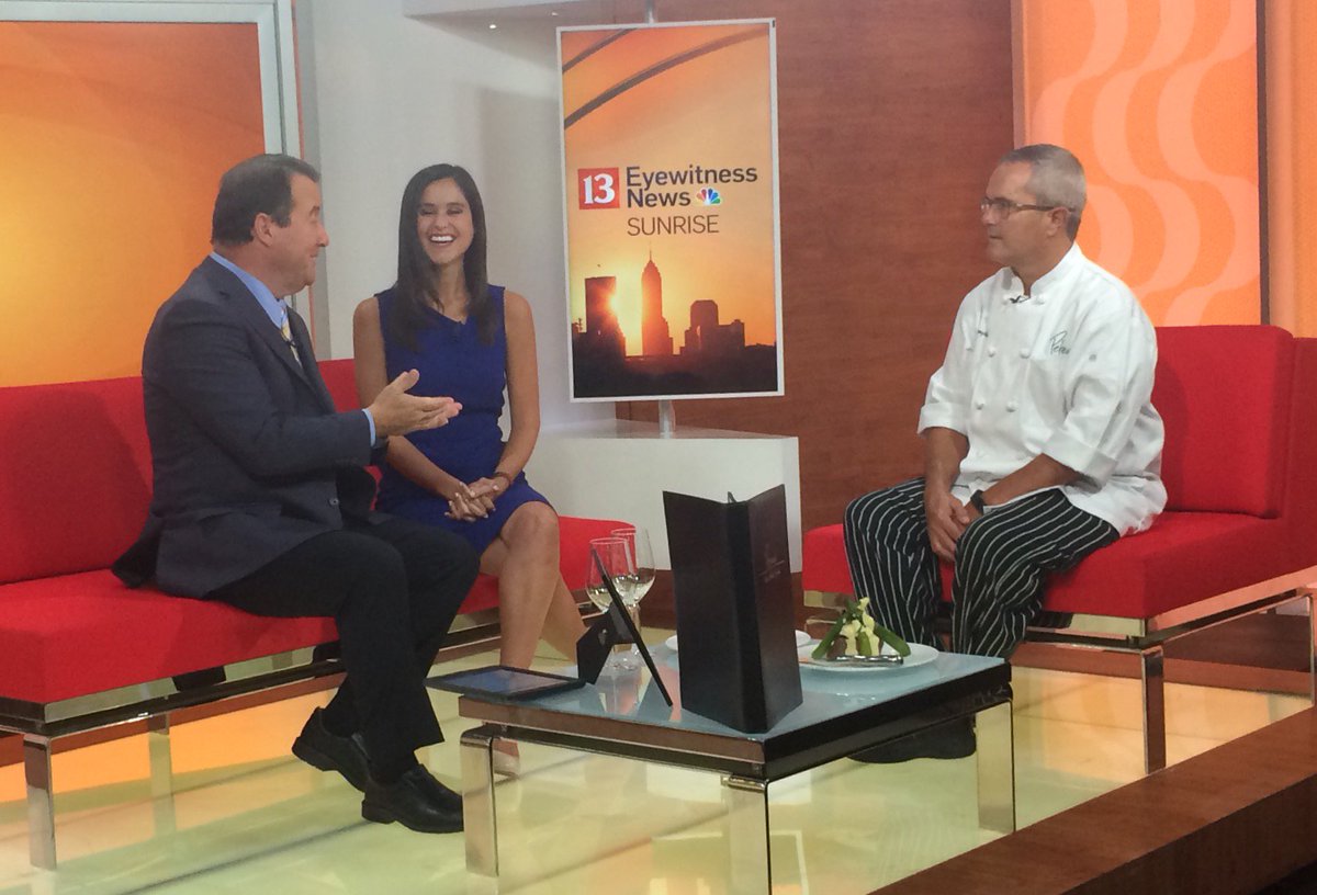 Thanks to <a href="/petersonsrest/">Peterson’s Restaurant</a> for celebrating @BruceKopp13 &amp; @NaomiPescovitz birthdays! <a href="/WTHRcom/">WTHR.com</a> #NationalFiletMignonDay
