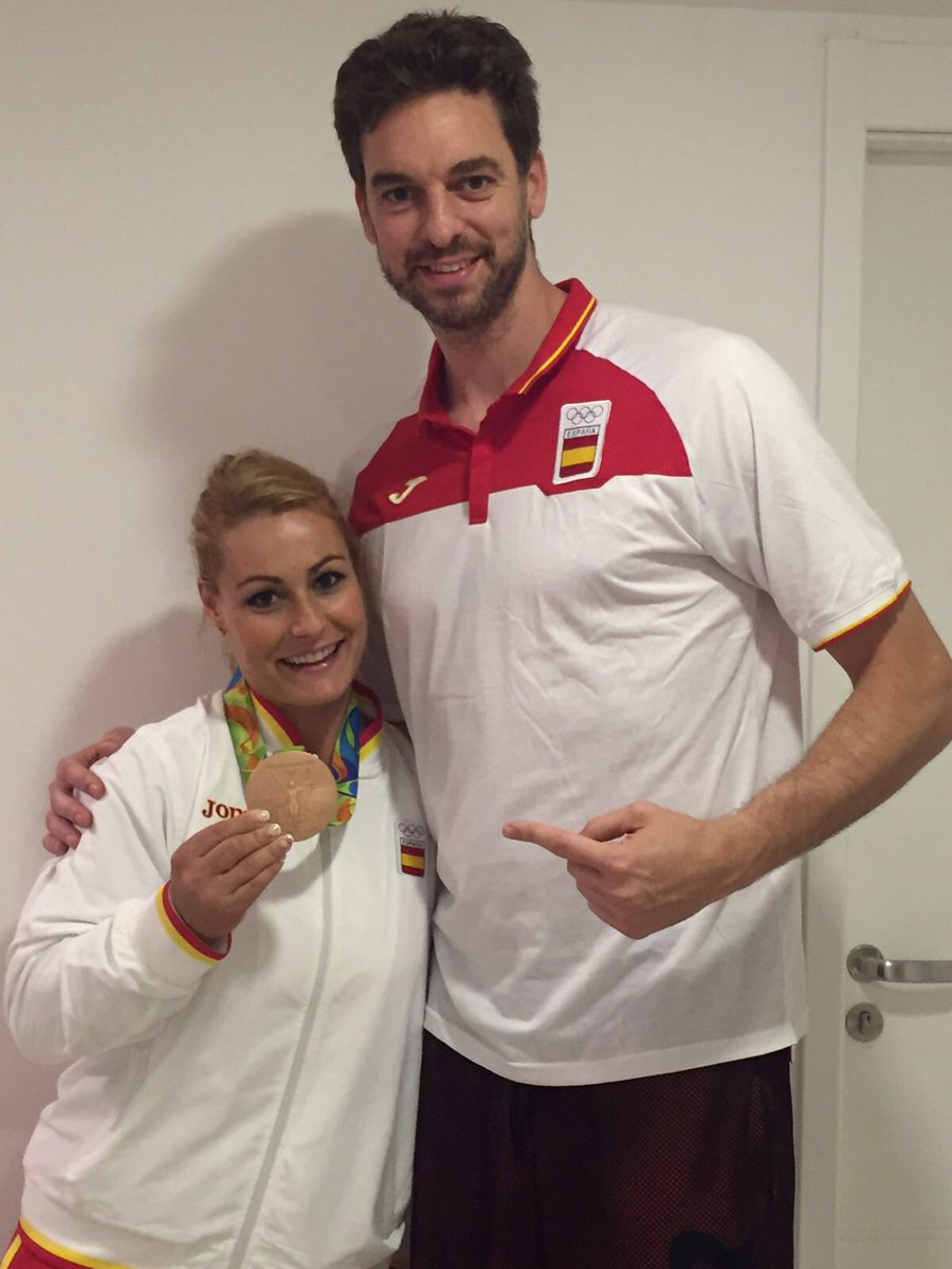 Pau Gasol (@paugasol) on Twitter photo Congrats <a href="/lydikit/">Lydia Valentín Pérez</a> for the #bronze!Another great medal for #TeamSpain! #Rio2016 #Proud <a href="/COE_es/">Comité Olímpico Español</a> Congrats <a href="/lydikit/">Lydia Valentín Pérez</a> for the #bronze!Another great medal for #TeamSpain! #Rio2016 #Proud <a href="/COE_es/">Comité Olímpico Español</a>