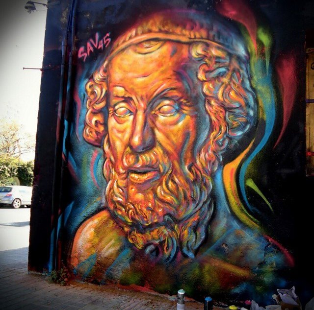 HubStreetArt's tweet photo. Barcelona #streetart #art by SAV45 https://t.co/oTvEPuxaL2