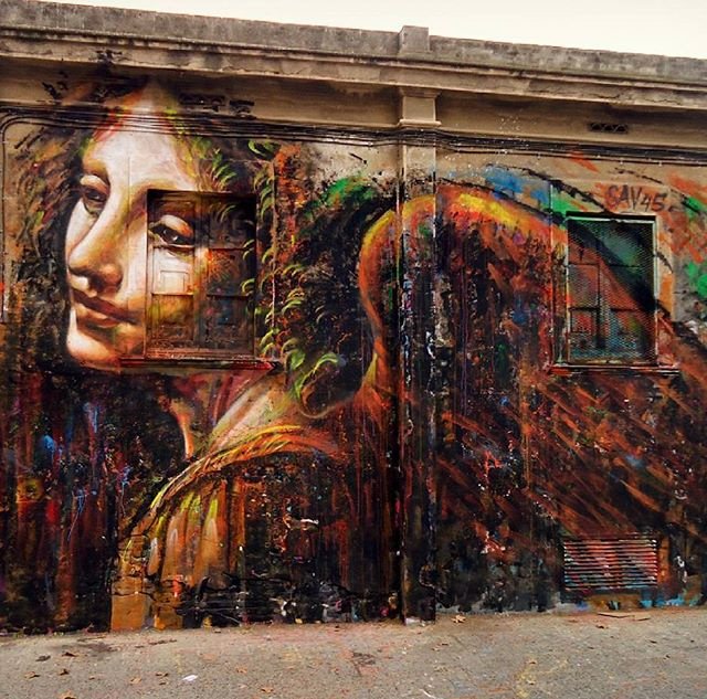 HubStreetArt's tweet photo. Barcelona #streetart #art by SAV45 https://t.co/oTvEPuxaL2