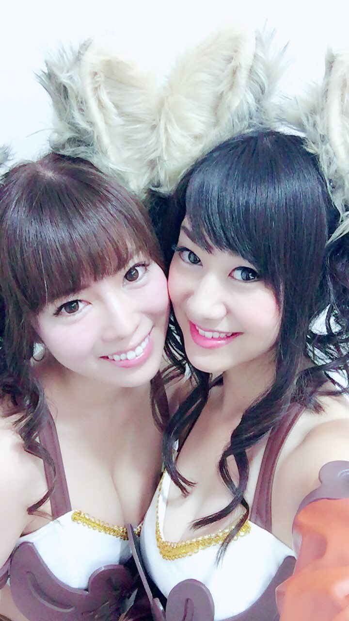 桜野 友佳 Mc モデル アフターエルーン この二日間 やたらいちゃいちゃしていたえりゆかコンビ 実は2人とも関西出身なので2人でいると関西弁が止まりません えへへ えりちゃん ありがと T Co Sipe7wjdyo Twitter