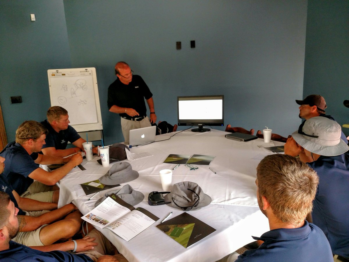 chaddwill's tweet photo. Educating future #gcsupts on soil chem/fert is our passion @redoxturf @ValhallaGrounds thx @RmeierVgc https://t.co/gPua33be8y