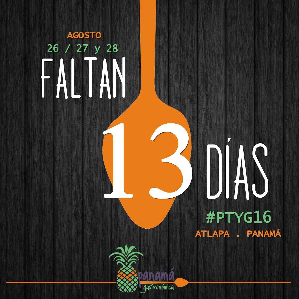 panamagastro's tweet photo. ¿Y quién esta contando los días? Compra tus boletos para #PTYG2016 en @TicketplusPTY
#Panamá #foodie #Pty https://t.co/X5sxEbfwoM
