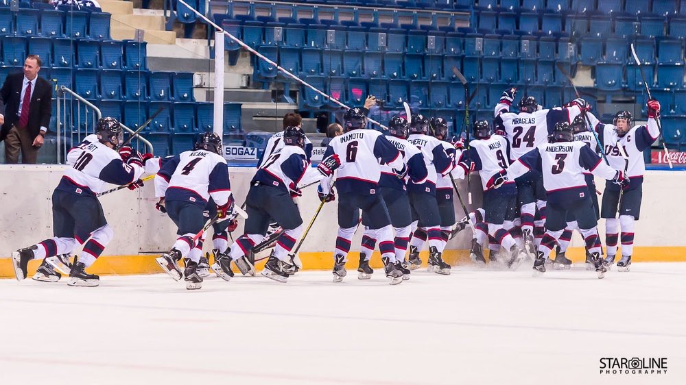 EHL_Hockey's tweet photo. Goodluck to @cpreems29 and @usahockey as they face-off with the Czech Republic in the 2016 Hlinka Cup Finals! https://t.co/sGUHYvZvn9