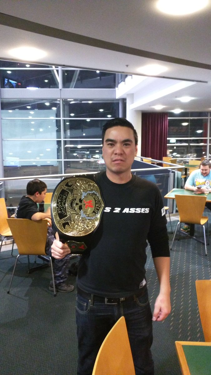 laostyl3r's tweet photo. Great night in Sydney! I'm glad some folks still remember the smoking skull belt! #WWESydney #WWELive https://t.co/3LG5PQ9ClE