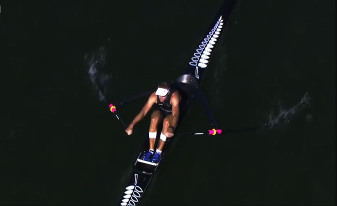 nzrowing's tweet photo. #Rio2016 #nzrowing Finish line pic gives the gold to Mahe - amazing https://t.co/lqURwFA8e5