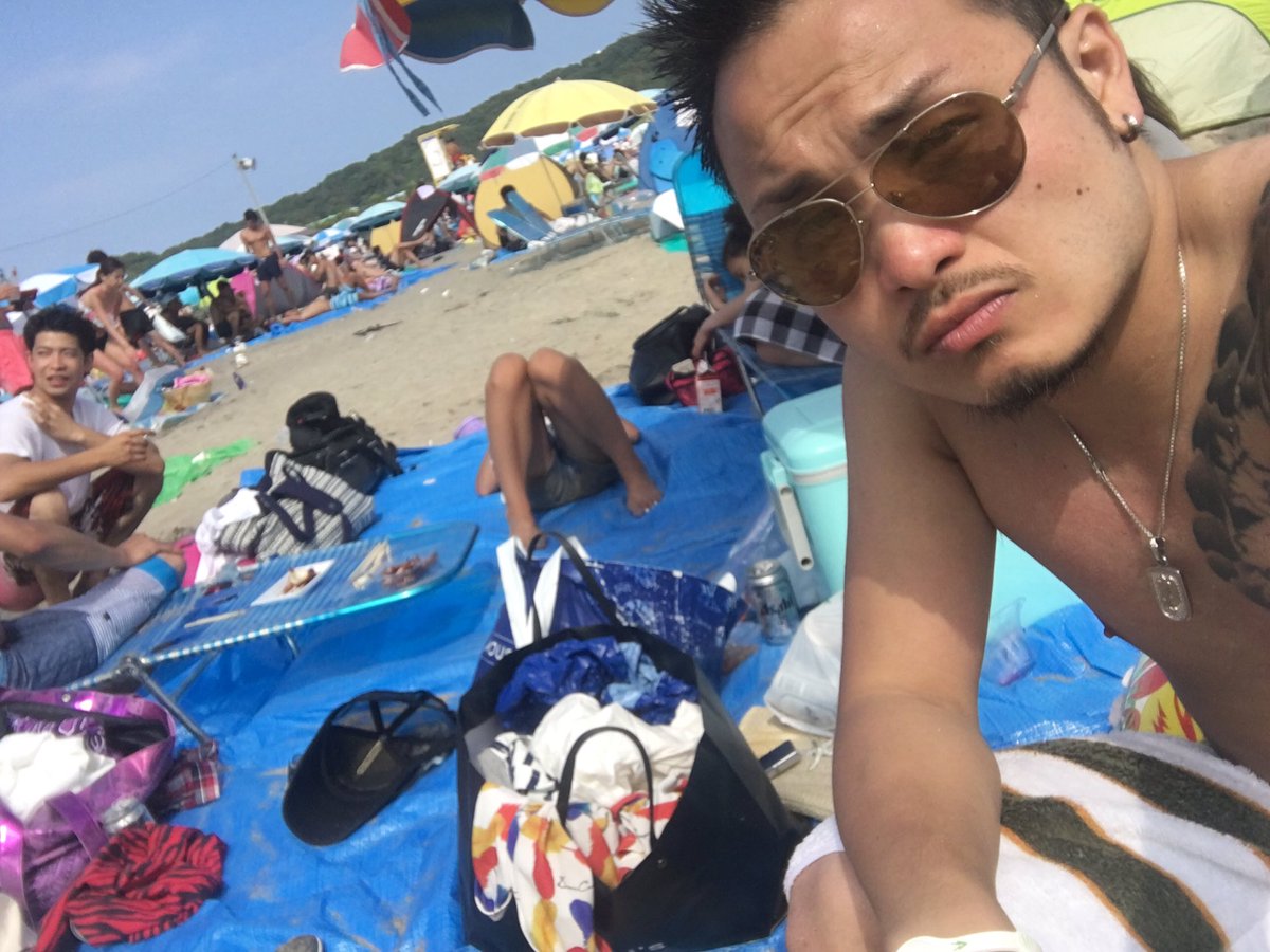 なおたそ 倶利伽羅紋々 No Twitter 御宿行ってきた まぢ日焼け痛いわ 楽しかったw 御宿 海 日焼け